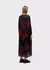 Vestido Longo Vintage Rose Preto/Vermelho OSKLEN - comprar online