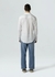 Camisa Masculina Classic Linen Ml Branco Osklen na internet