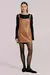 Vestido Couro Emmy Marrom Mascavo NV