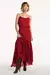 Vestido Longo Charlotte - Est.Coração Western Verme NV