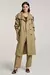 Trench Coat Longo Sue - Bege Khaki NV