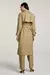 Trench Coat Longo Sue - Bege Khaki NV