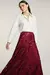 Saia Agatha - Vermelho Berry NV - comprar online