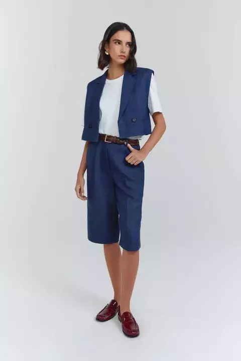 Bermuda Virginia Azul Denim NV - comprar online