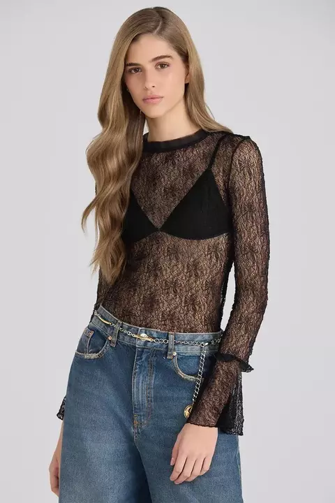 Blusa Felipa Preto NV - comprar online