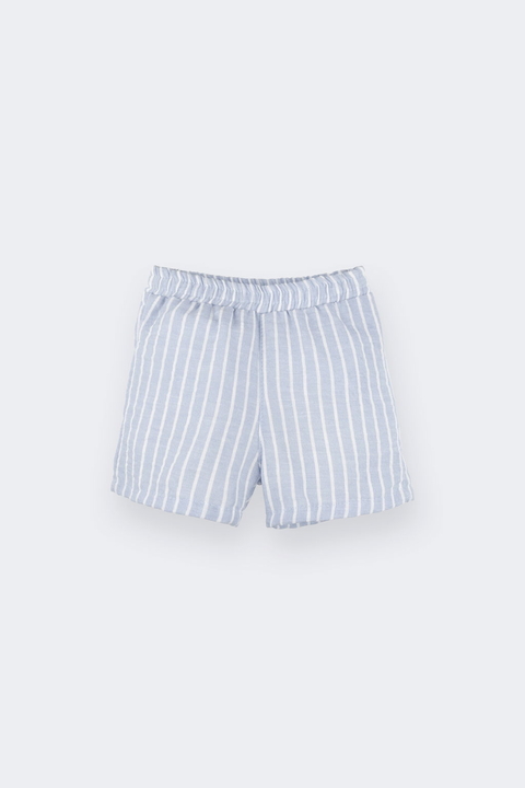 Short Lino Rayado (18M a 5A)
