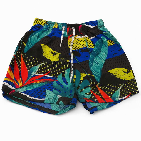Short De Baño Hojas (3A a 12A)
