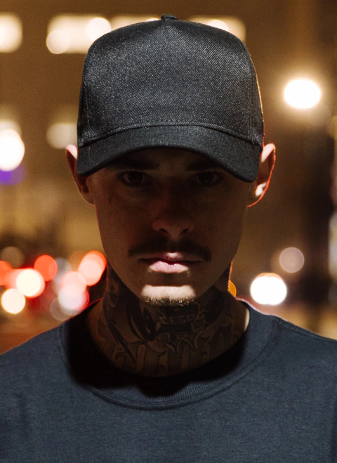 Boné Snapback Básico Preto