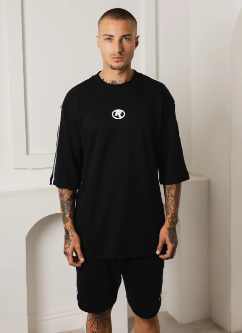 Conjunto Summer Stripe Preto