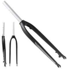 GARFO 29 MTB KSW AHEAD ALUMINIO P/ DISCO PRETO FOSCO