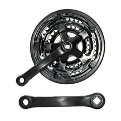 PEDIVELA MTB ACO 152MM PTO, 28/38/48D, INDEX C/CC, LONGHENG