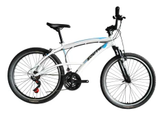 BICICLETA SOUTH CONFORT BEACH MASC, ARO 26, 21V BCO/AZUL T19