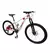 BICICLETA MTB ELLEVEN ARO 24 MAGNÉSIO 1X8 CINZA / VERMELHO CEREJA na internet