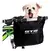 CESTA TECIDO E ALUMINIO DOBRAVEL P/ PETS C/SUPORTE ENGATE RAPIDO GTS 30X26X28CM PTO. - CBS Curitiba Bike Store - Bicicletas, peças e acessórios