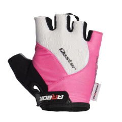 LUVA PARA CICLISMO ARBOK DEDO CURTO GLOSTER PRETO/ROSA/BRANCO TAM: G COM VELCRO - comprar online