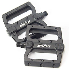 PEDAL ABSOLUTE BRUTUS PLATAFORMA FLAT ALUMINIO PRETO 9/16 - comprar online