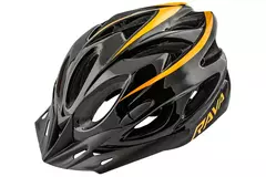 CAPACETE MTB RAVA SPACE NEW C/VIS. PT / LJ