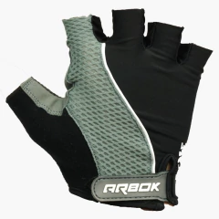 LUVA PARA CICLISMO ARBOK DEDO CURTO MIRAGE PRETO/CINZA TAM: M COM VELCRO - comprar online