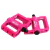 PEDAL ABSOLUTE BRUTUS PLATAFORMA FLAT ALUMINIO ROSA NEON 9/16