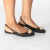 AURORA SAPATILHA SLINGBACK PRETA - Solleve