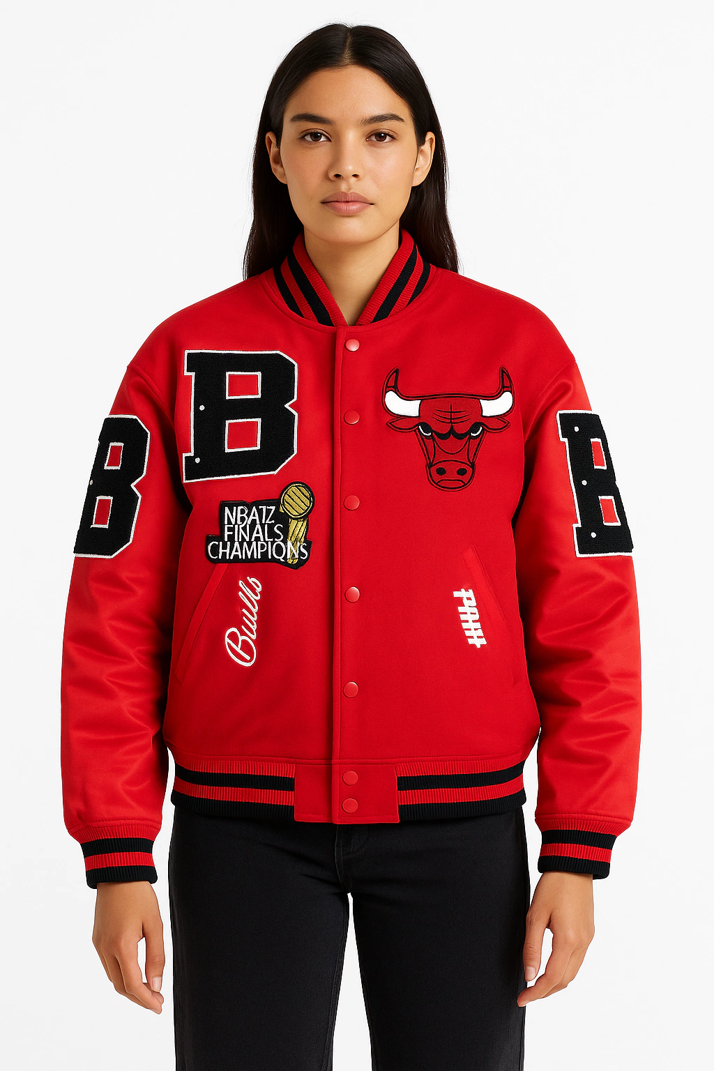 JACKET NBA CHICAGO BULLS ROJO
