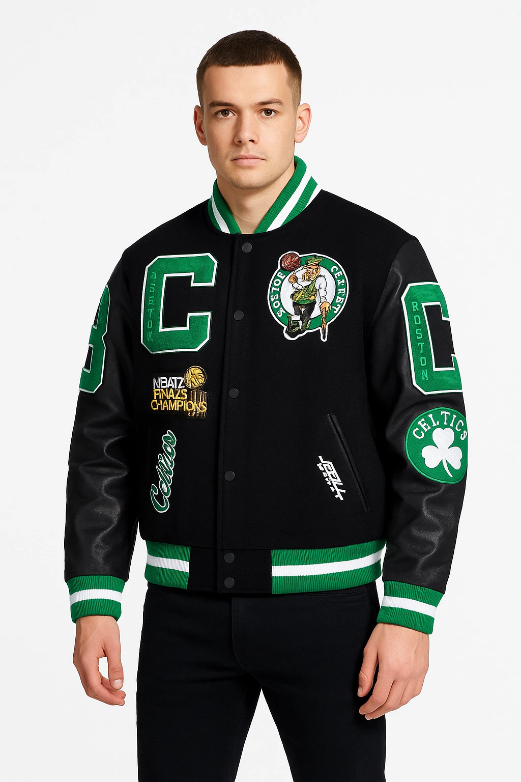 JACKET NBA BOSTON CELTICS NEGRO