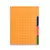 Caderno Criativo Argolado Office Duo Bossa Nova Pautado & Pontado A5 Pontos Off White - loja online