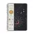 Caderno Espiral Astral Pautado 17X24 Eclipse Preto 80 Fls