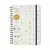 Caderno Espiral Bossa Nova Pautado 17X24 Pontos Off White 80 Fls na internet