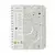 Planner Permanente Astral Semanal Mar Off-White Wire-O - comprar online