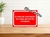 Placa Decorativa Vermelha é hora de descoisar as coisas que estão coisadas - comprar online