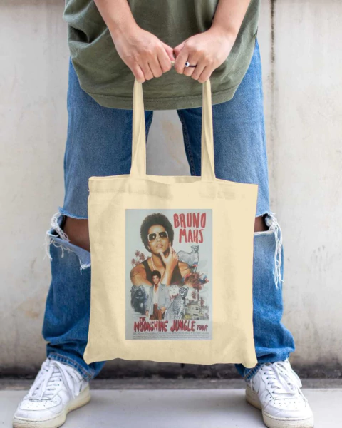 Bolsa Ecobag Bruno Mars Arte Premium