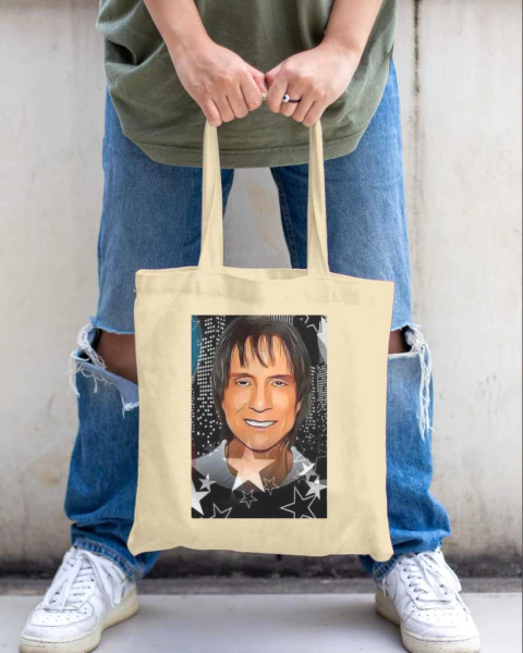 Bolsa Ecobag Cantor Rei Roberto Carlos Arte