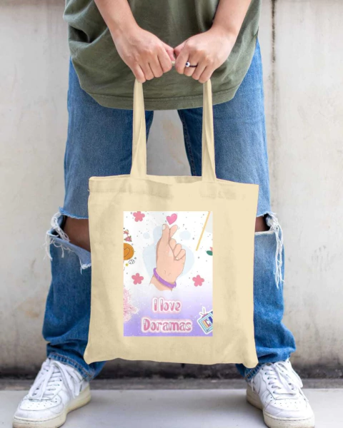 Bolsa Ecobag I Love Dorama