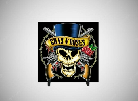 Azulejo Decorativo Rock Guns N Roses Caveira - comprar online