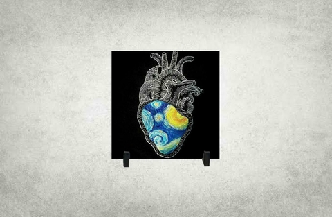 Azulejo Decorativo Van Gogh Coração - comprar online