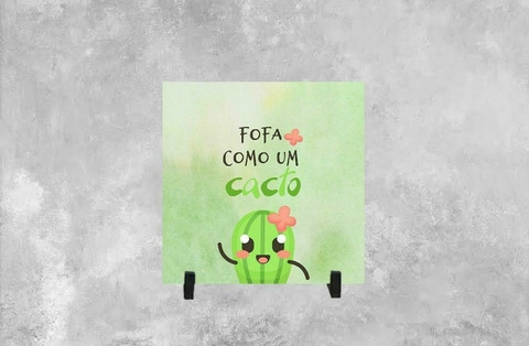 Azulejo Decorativo Fofa como um Cacto - comprar online