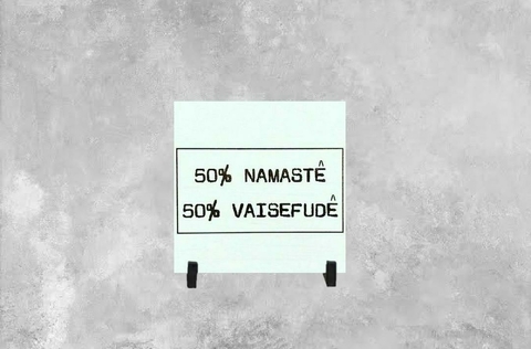 Azulejo Decorativo 50% Namastê - comprar online