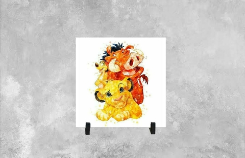 Azulejo Decorativo Rei Leão Arte - comprar online