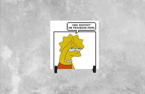 Azulejo Decorativo Simpsons Não Gostou me Processa - comprar online