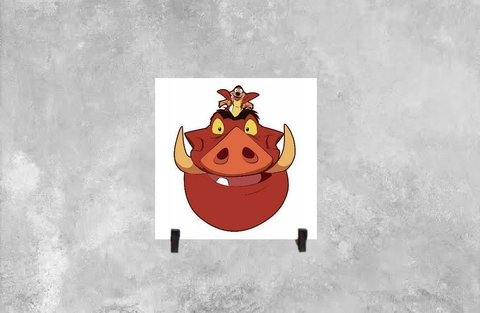 Azulejo Decorativo Timão e Pumba - comprar online