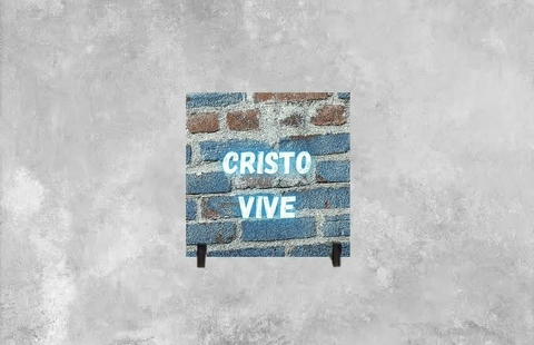 Azulejo Decorativo Jesus Cristo Vive - comprar online