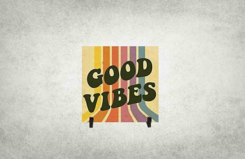 Azulejo Decorativo Good Vibes - comprar online