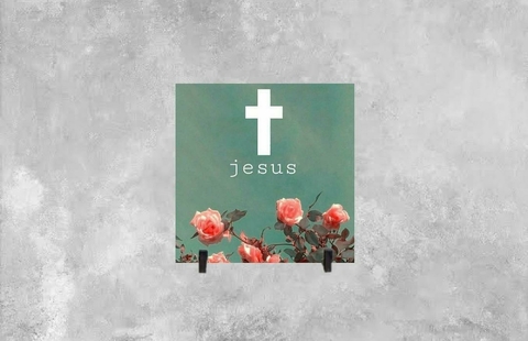 Azulejo Decorativo Arte Jesus Prime Cruz - comprar online