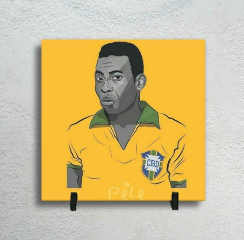 Azulejo Decorativo Pelé Seleção Brasileira - comprar online
