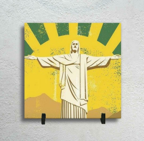 Azulejo Decorativo Rio de Janeiro Cristo Redentor Brasil - comprar online