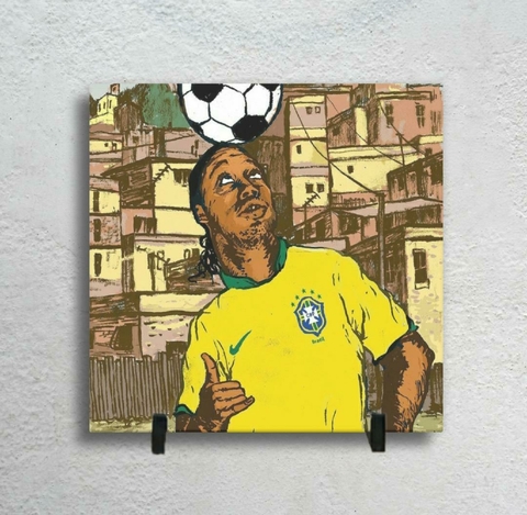 Azulejo Decorativo Ronaldinho Gaúcho Favela - comprar online