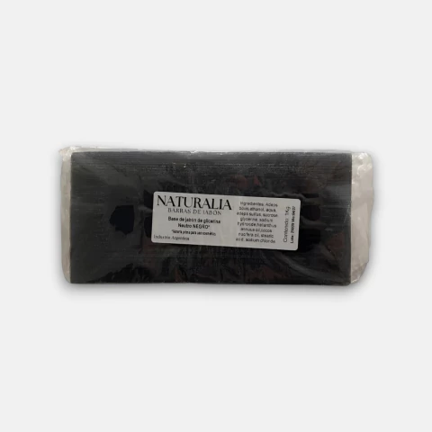 JABON DE GLICERINA EN BARRA BASE NEUTRO NEGRO X 1 KG - comprar online