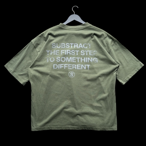 REMERA SUBSTRACT VERDE MILITAR