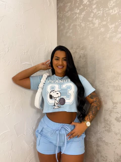 CROPPED SNOOPY - Saint Pink - Moda Feminina